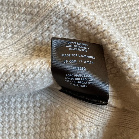 NWT Loro Piana Italy women Beige baby Cashmere Cardigan jacket BLAZER IT46bust38 - Picture 5 of 10